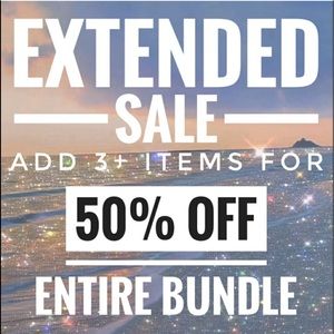 50% OFF 3+ Bundles!